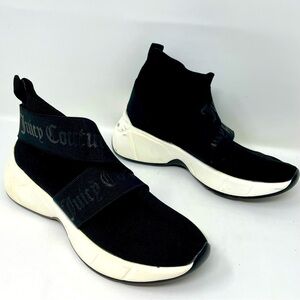 Juicy Couture Black and White Slip on Sneakers